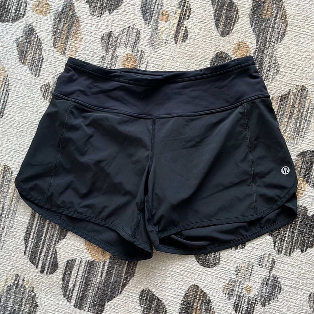 Lululemon speed up black shorts 2 (fits like a 0)